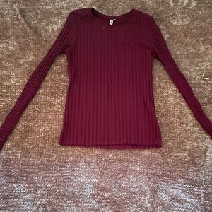 Burgundy long sleeve shirt from Red Camel